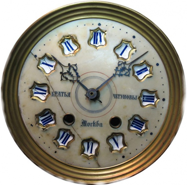 Файл:Настенные часы Четуновы Lenzkirch циферблате алебастр.jpg